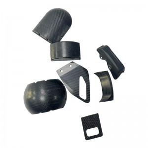 Mukautettu muovaus hiilikuitu Autoosat 3K Twill Hiilikuituosat